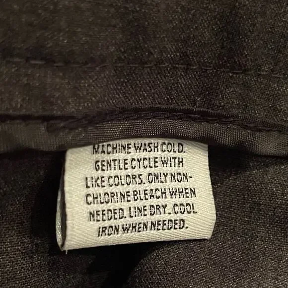 Style & Co Dark Gray Mid-Rise Stretch Wide-Leg Pants Size 6 Short - Picture 4 of 7